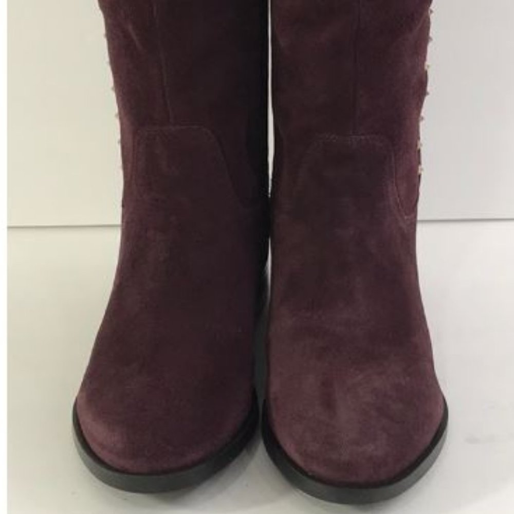 Marc Fisher Secrit Wide Calf Suede Boots 8.5W   0455 - Picture 7 of 8